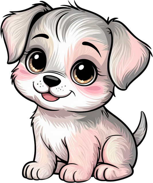 Bügelbild "Puppy Love" – Der süßeste Hund zum Aufbügeln!