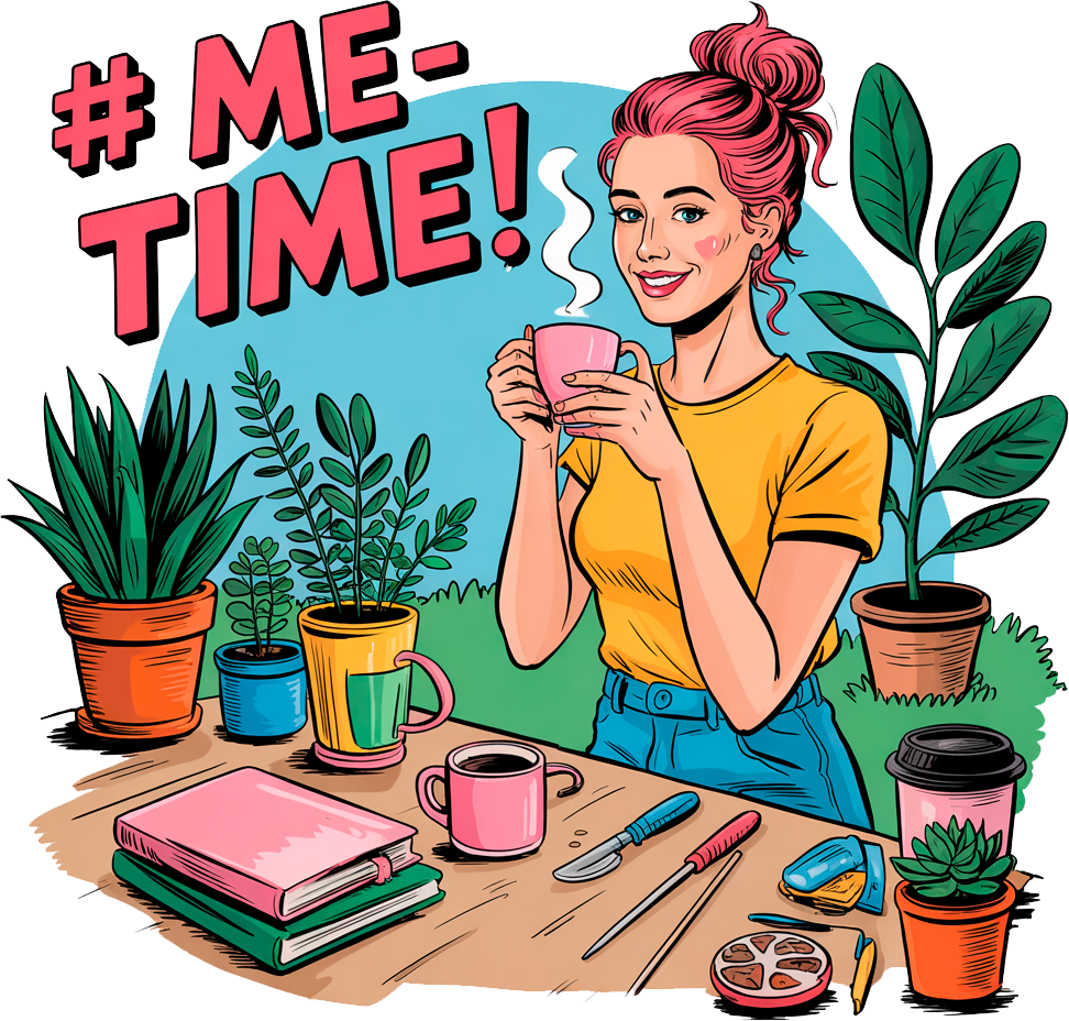 #ME-TIME! – Deine bunte Pause zum Aufbügeln